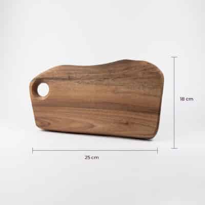 Дървена дъска с примерни размери